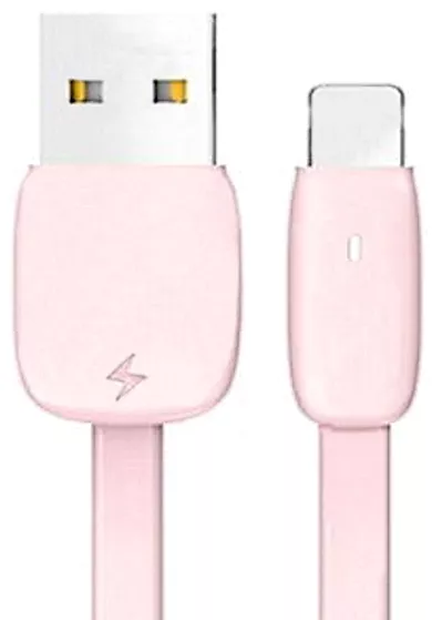 Кабель Usams U6 Candy USB-A - Lightning 10w 1.2м cable Pink - фото 1