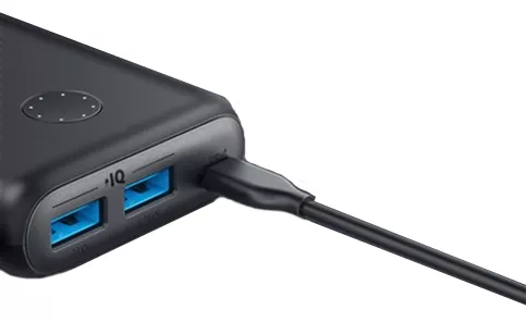 Повербанк Anker PowerCore II 20000 mAh Black (A1260H11) - фото 2