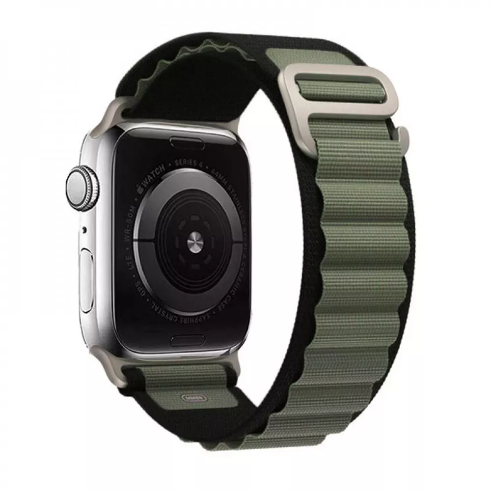 Ремешок Apple Watch Alpine Loop 42/44/45/49mm Green-black - фото 1