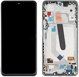 Дисплей Xiaomi Mi 11i, Mi 11X, Mi 11X Pro, Redmi K40, K40 Pro Plus, Poco F3 с тачскрином и рамкой, оригинал, Silver - фото Дисплей Xiaomi Mi 11i, Mi 11X, Mi 11X Pro, Redmi K40, K40 Pro Plus, Poco F3 с тачскрином и рамкой, оригинал, Silver