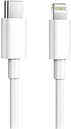 Кабель USB SkyDolphin Frost Line S12L 12W 2.4A USB Type-C - Lightning Cable White (USB-000576)