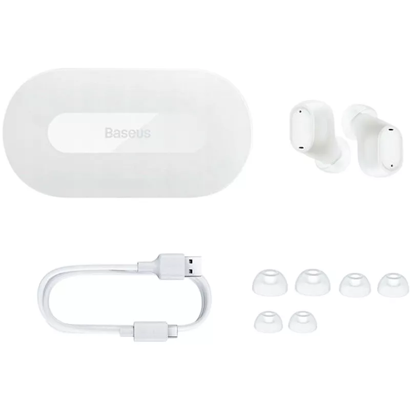 Наушники Baseus EZ10 White - фото 6