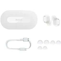 Наушники Baseus EZ10 White - миниатюра 6 Наушники Baseus EZ10 White - миниатюра 6