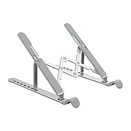 Подставка для ноутбука ORICO HS081676 метал, Silver - фото Подставка для ноутбука ORICO HS081676 метал, Silver