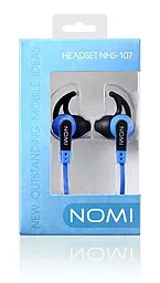 Наушники Nomi NHS-107 Black/Blue - миниатюра 5