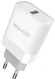 Сетевое зарядное устройство Walker WH-35 18w QC3.0 home charger white