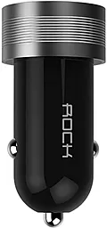 Автомобільний зарядний пристрій Rock Sitor Plus Car Charger (2USB, 2.4A) Black
