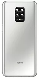Задня кришка корпусу Xiaomi Redmi Note 9S зі склом камери (48 MP) Original Glacier White