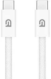 Кабель ArmorStandart AMQKJ3ZM USB Type-C - Type-C 60w 3a 1м PD cable White (ARM72698) - фото Кабель ArmorStandart AMQKJ3ZM USB Type-C - Type-C 60w 3a 1м PD cable White (ARM72698)