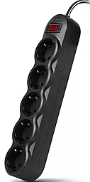 Сетевой фильтр (удлинитель) Sven SF-05L 5роз. 3м чёрный - фото Сетевой фильтр (удлинитель) Sven SF-05L 5роз. 3м чёрный