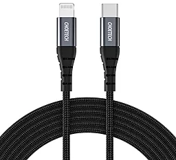 Кабель Choetech USB Type-C - Lightning 20w 3a 2м PD сable Black (IP0041BK) - фото Кабель Choetech USB Type-C - Lightning 20w 3a 2м PD сable Black (IP0041BK)