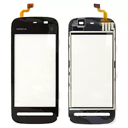 Сенсор (тачскрин) Nokia 5228, 5230, 5233, 5235 Black - фото Сенсор (тачскрин) Nokia 5228, 5230, 5233, 5235 Black