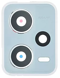 Стекло камеры Xiaomi Redmi Note 12 Pro 5G с рамкой Original Polar White - фото Стекло камеры Xiaomi Redmi Note 12 Pro 5G с рамкой Original Polar White