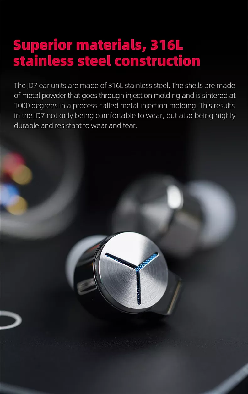 Навушники FiiO JD7 Silver - фото 5