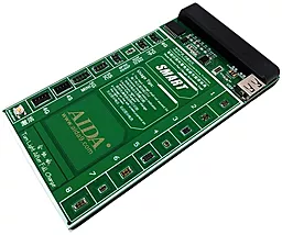 Плата активації та зарядки акумуляторів AIDA A-602+ кабелі microUSB / USB A, microUSB / штеккери БЖ