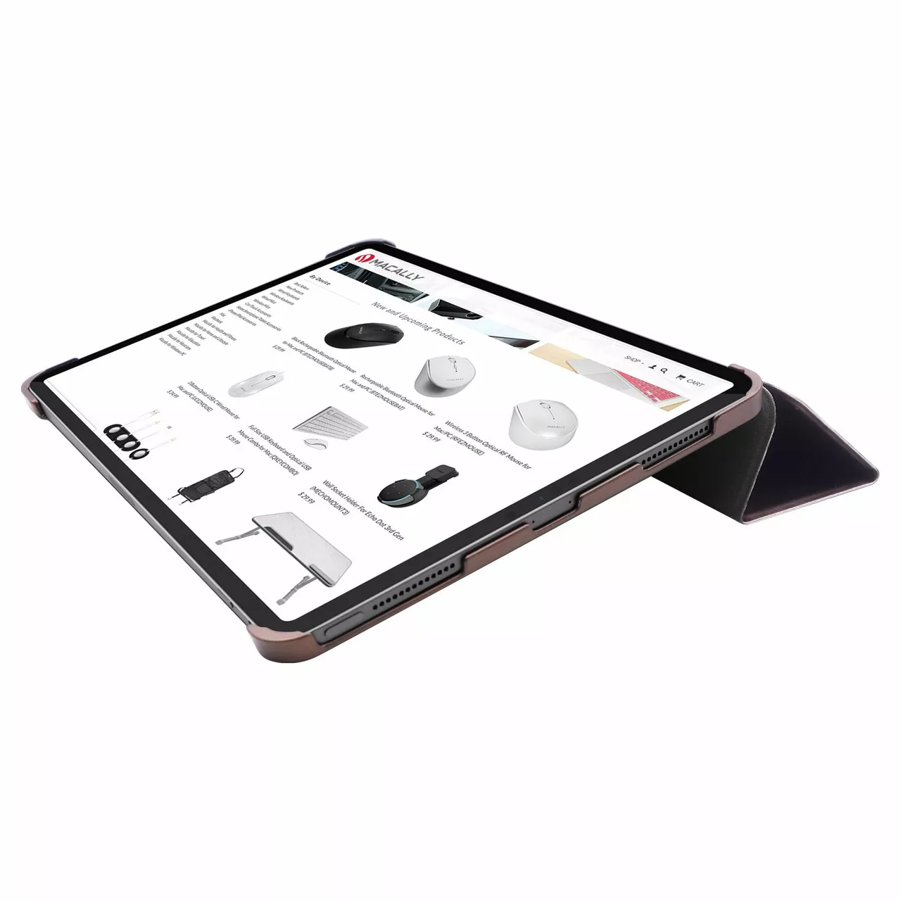 Чохол для планшету Macally Protective Case and Stand для Apple iPad Air 10.9" 2020, 2022, iPad Pro 11" 2018, 2020, 2021, 2022  Black (BSTANDA4-B) - фото 11