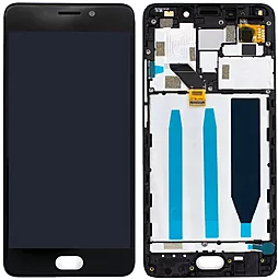 Дисплей Meizu M6 Note (M721) с тачскрином и рамкой, Black - фото Дисплей Meizu M6 Note (M721) с тачскрином и рамкой, Black