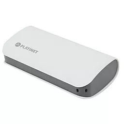 Повербанк Platinet leather 5200mAh white
