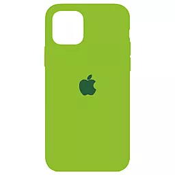 Чехол Silicone Case Full для Apple iPhone 11 Pro Max Party Green