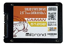 SSD Накопитель Mibrand 2.5" 512GB (MI2.5SSD/CA512GBST) - миниатюра 3