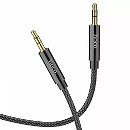 Аудио кабель Hoco UPA19 AUX mini Jack 3.5mm M/M Cable 2 м black - миниатюра 3