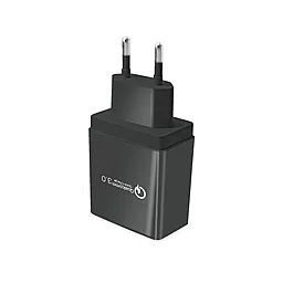 Сетевое зарядное устройство XoKo 25w QC3.0 3xUSB-A ports fast charger black (QC-305-BK) - фото Сетевое зарядное устройство XoKo 25w QC3.0 3xUSB-A ports fast charger black (QC-305-BK)
