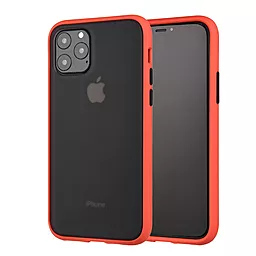 Чехол MakeFuture для Apple iPhone 11 Pro Max Frame (Matte PC+TPU) Red