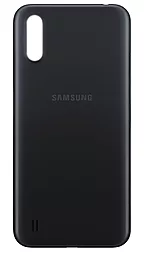 Задняя крышка корпуса Samsung Galaxy A01 A015 Black - фото Задняя крышка корпуса Samsung Galaxy A01 A015 Black