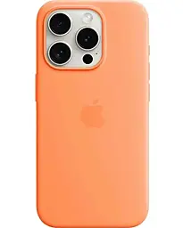 Чохол Silicone Case Full with MagSafe and SplashScreen для Apple iPhone 15 Pro Orange Sorbet