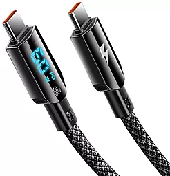 Кабель Gelius GP-UCN007 USB Type-C - Type-C 60w 3a 1.2м PD cable Black - фото Кабель Gelius GP-UCN007 USB Type-C - Type-C 60w 3a 1.2м PD cable Black