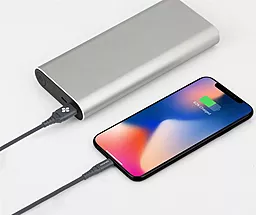 Кабель Promate USB-A - Lightning 12w 2.4a 1.2м cable Grey - миниатюра 3 Кабель Promate USB-A - Lightning 12w 2.4a 1.2м cable Grey - миниатюра 3