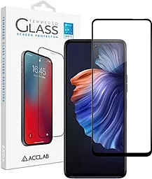 Защитное стекло ACCLAB Full Glue для Tecno Camon 18 Black 1283126529115