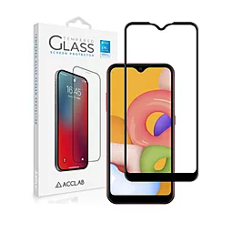Защитное стекло ACCLAB Full Glue Samsung A015 Galaxy A01 Black (1283126508493)