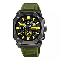 Наручний годинник SKMEI 2272BKAG Black-Army Green - фото Наручний годинник SKMEI 2272BKAG Black-Army Green