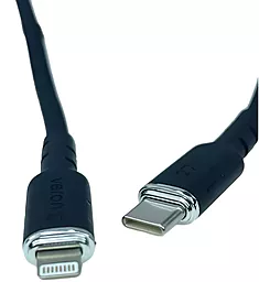 Кабель USB PD Veron CL07 27w 3a 1.2m USB Type-C - Lightning cable black - миниатюра 2