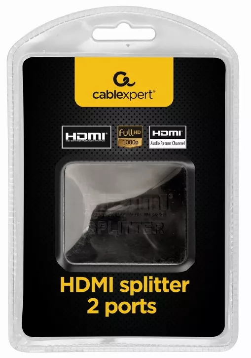 Видео переходник (адаптер) HDMI AF> HDMI AF x2 (DSP-2PH4-03) Cablexpert - фото 4