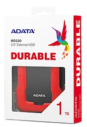 Зовнішній жорсткий диск ADATA HD330 1Tb 2,5" USB3.1 (AHD330-1TU31-CRD) Red - мініатюра 5