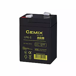 Акумуляторна батарея Gemix 6V 5Ah (LP6-5) - мініатюра 2