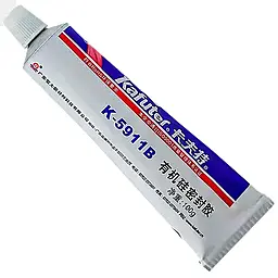 Клей для экрана телефона герметик Kafuter K-5911B 100 г, чёрный - фото Клей для экрана телефона герметик Kafuter K-5911B 100 г, чёрный