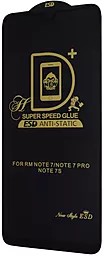 Защитное стекло 1TOUCH PRIME 2.5D Full Glue для Xiaomi Redmi Note 7  Black