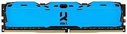 Оперативна пам'ять GooDRam 8 GB DDR4 3200 MHz IRDM X (IR-XB3200D464L16SA/8G) Blue
