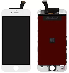 Дисплей Apple iPhone 6 з тачскріном і рамкою, (IPS), White