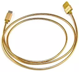Кабель USB Remax Metal Serpent USB Type-C Cable Gold (RC-080a) - миниатюра 3