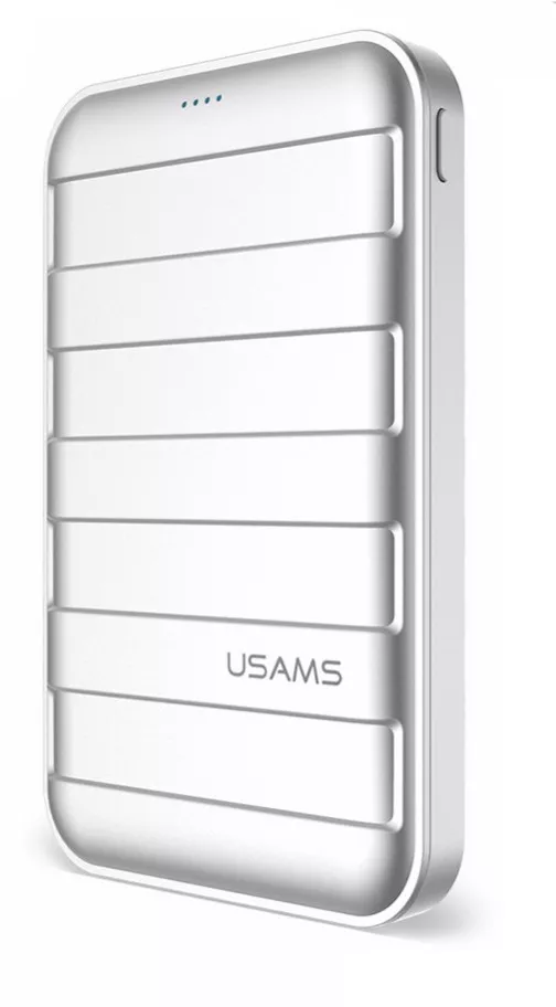 Повербанк Usams US-CD06 Trunk 10000mah Silver - фото 1