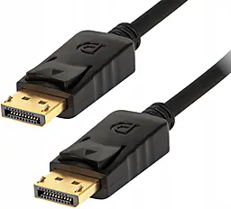 Видеокабель DisplayPort v1.2 4k 60hz 3m black EasyLife - фото Видеокабель DisplayPort v1.2 4k 60hz 3m black EasyLife