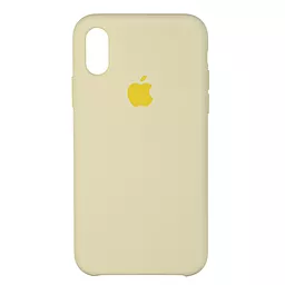 Чехол Silicone Case для Apple iPhone XS Max Mellow Yellow
