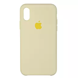 Чохол Silicone Case для Apple iPhone XS Max Mellow Yellow - фото Чохол Silicone Case для Apple iPhone XS Max Mellow Yellow