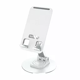 Тримач для смартфону BOROFONE BH75 Flawless folding rotatable desktop holder White - фото Тримач для смартфону BOROFONE BH75 Flawless folding rotatable desktop holder White
