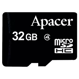 Карта пам'яті Apacer microSDHC 32GB Class 4 (AP32GMCSH4-RA)