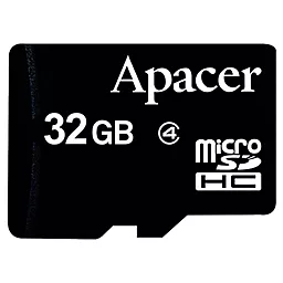 Карта пам'яті Apacer microSDHC 32GB Class 4 (AP32GMCSH4-RA) - фото Карта пам'яті Apacer microSDHC 32GB Class 4 (AP32GMCSH4-RA)